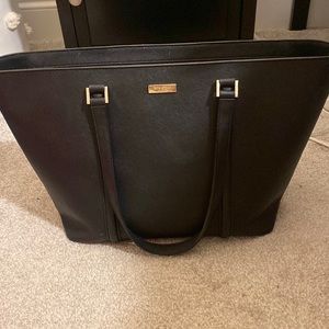 Large black Kate spade tote bag